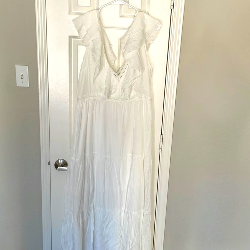 Brand new white maxi dress